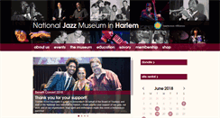 Desktop Screenshot of jazzmuseuminharlem.org