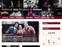 Tablet Screenshot of jazzmuseuminharlem.org